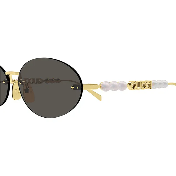 Kính Mát Gucci Sunglass GG1922S 001 62mm Màu Xám/Vàng - Kính mắt - Vua Hàng Hiệu