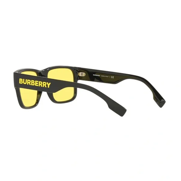 Kính Mát Nam Burberry BE 4358 Knight 300185 Black Màu Đen Vàng