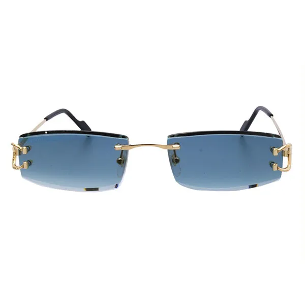 Kính Mát Nam Cartier Men's Sunglasses CT0465S 003 Màu Vàng - Xanh - Kính mắt - Vua Hàng Hiệu