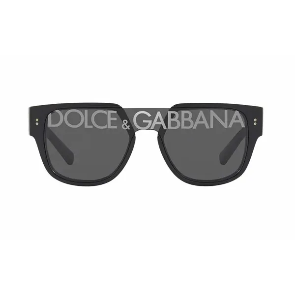 Kính Mát Nam Dolce & Gabbana D&G Black Square Sunglasses DG4356F 501 M22 Màu Đen - Kính mắt - Vua Hàng Hiệu