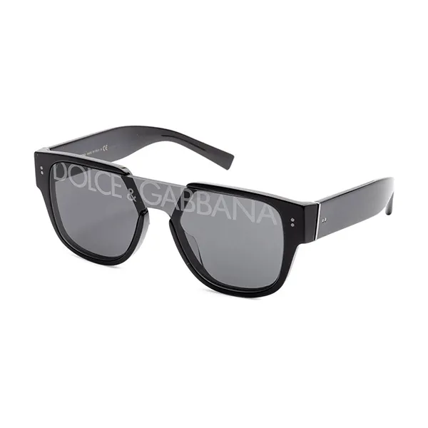 Kính Mát Nam Dolce & Gabbana D&G Black Square Sunglasses DG4356F 501 M22 Màu Đen - Kính mắt - Vua Hàng Hiệu