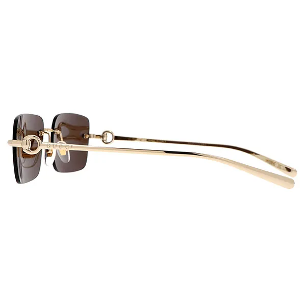 Kính Mát Nam Gucci Endura Gold Rectangular Sunglasses GG1703S 004 Màu Vàng Nâu - Kính mắt - Vua Hàng Hiệu