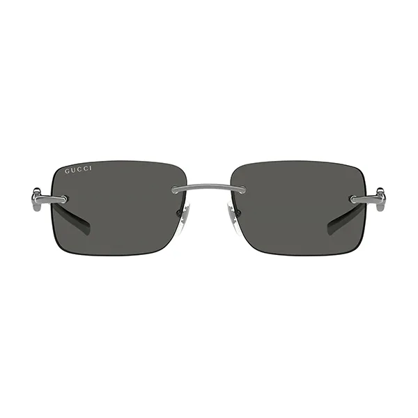 Kính Mát Nam Gucci Rectangular Sunglasses GG1703S 001 Màu Xám - Kính mắt - Vua Hàng Hiệu