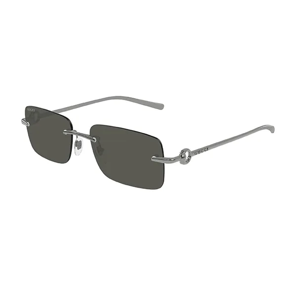 Kính Mát Nam Gucci Rectangular Sunglasses GG1703S 001 Màu Xám - Kính mắt - Vua Hàng Hiệu