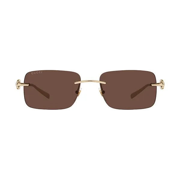Kính Mát Nam Gucci Rectangular Sunglasses GG1703S 004 Màu Vàng Nâu - Kính mắt - Vua Hàng Hiệu