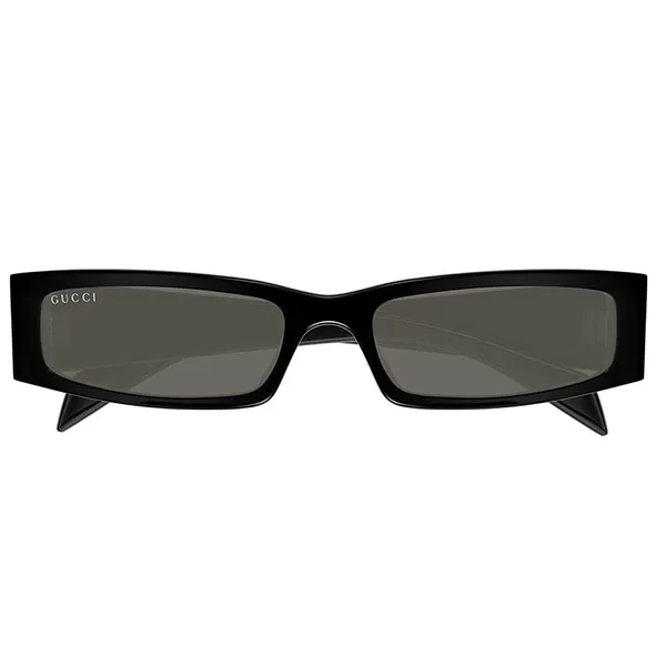 Kính Mát Nam Gucci Shiny Black Rectangular Sunglasses GG1778S 001 Màu Đen