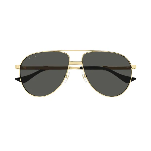 Kính Mát Nam Gucci Sunglasses GG1440S 001 Màu Xám Vàng - Kính mắt - Vua Hàng Hiệu