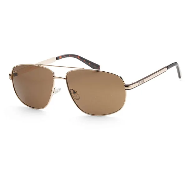Kính Mát Nam Guess Factory Men's Gold Aviator Sunglasses GF0244-32E Màu Nâu - Kính mắt - Vua Hàng Hiệu