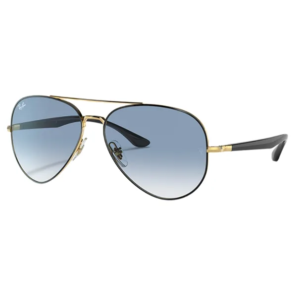 Kính Mát Nam Rayban Clubmaster Classic RB3675 90003F Màu Xanh - Vàng - Kính mắt - Vua Hàng Hiệu