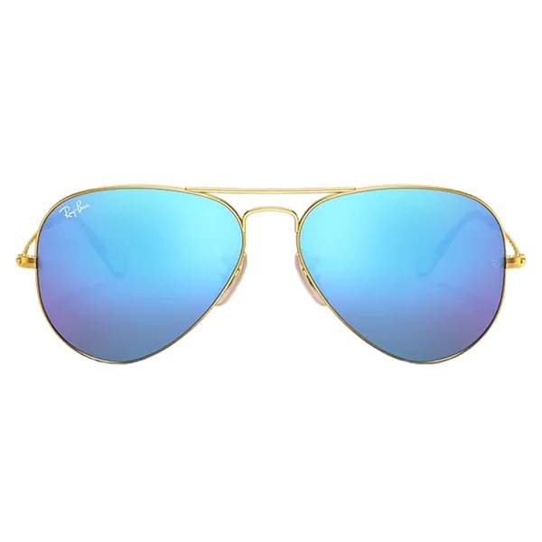 Kính Mát Nam Rayban Flash Lenses Sunglasses RB3025 112/17 Màu Xanh - Vàng Size 55 - Kính mắt - Vua Hàng Hiệu
