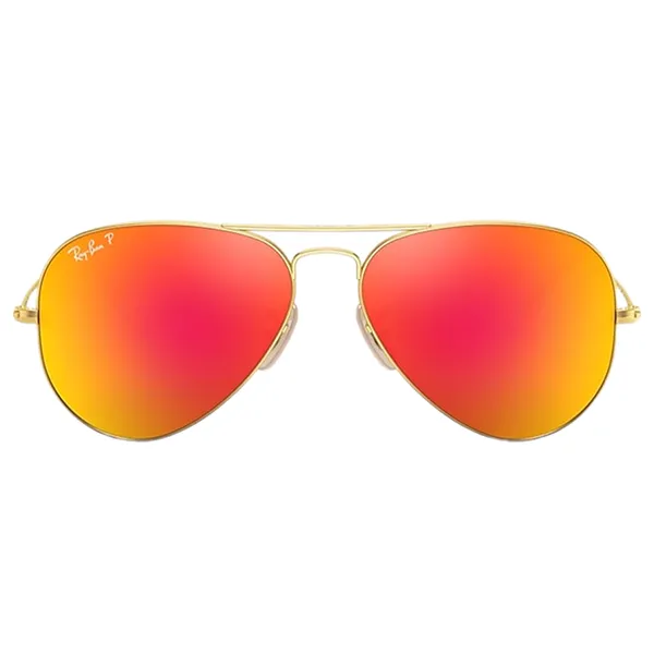 Kính Mát Nam Rayban Flash Lenses Sunglasses RB3025 112/4D Màu Vàng Cam Size 58
