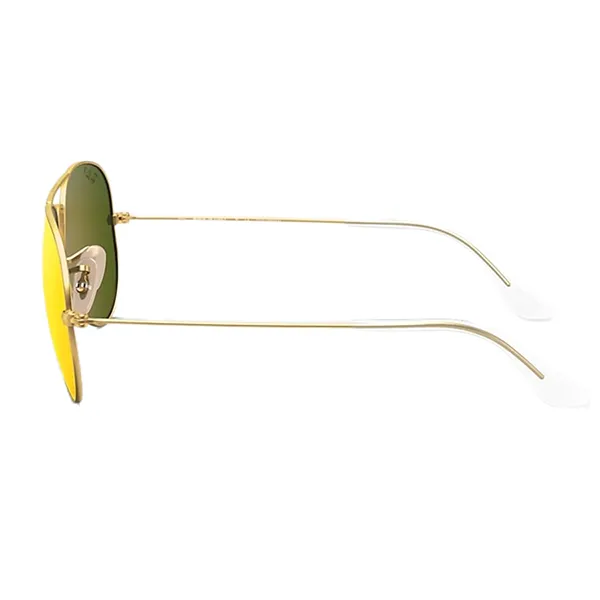 Kính Mát Nam Rayban Flash Lenses Sunglasses RB3025 112/4D Màu Vàng Cam Size 58