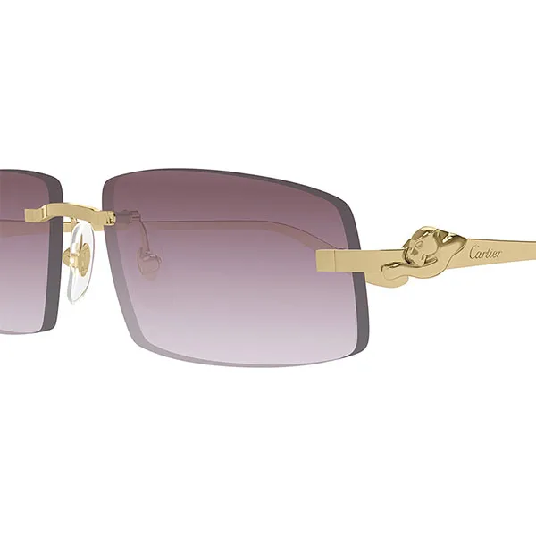 Kính Mát Nữ Cartier CT0505S 004 Màu Tím Vàng