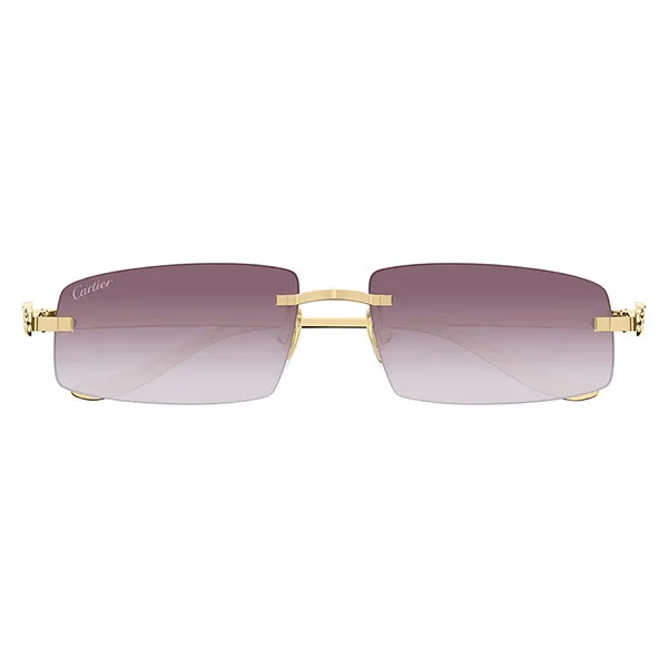 Kính Mát Nữ Cartier CT0505S 004 Màu Tím Vàng