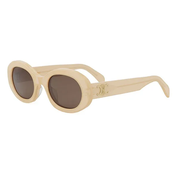 Kính Mát Nữ Celine Sunglasses CL40194U 44E Màu Be - Kính mắt - Vua Hàng Hiệu