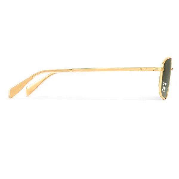 Kính Mát Nữ Celine Sunglasses CL40285U 30N Gold Màu Xanh Green - Kính mắt - Vua Hàng Hiệu