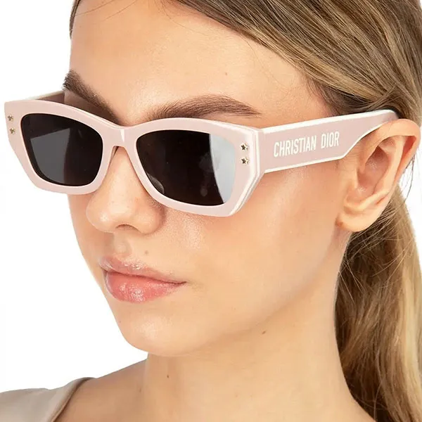 Kính Mát Nữ Dior DIORPACIFIC S2U 40A0 Màu Xám Hồng - Kính mắt - Vua Hàng Hiệu