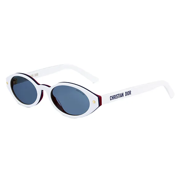 Kính Mát Nữ Dior Pacific White Oval Sunglasses R1I Màu Xanh Trắng - Kính mắt - Vua Hàng Hiệu