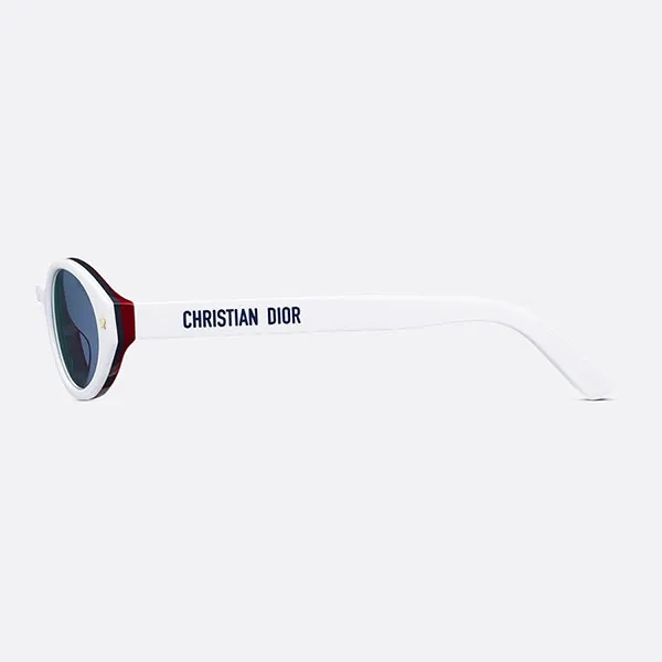 Kính Mát Nữ Dior Pacific White Oval Sunglasses R1I Màu Xanh Trắng - Kính mắt - Vua Hàng Hiệu
