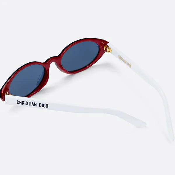 Kính Mát Nữ Dior Pacific White Oval Sunglasses R1I Màu Xanh Trắng - Kính mắt - Vua Hàng Hiệu