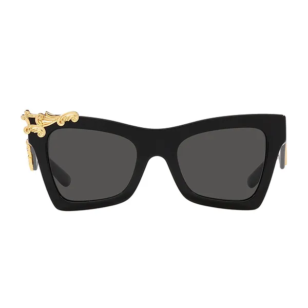 Kính Mát Nữ Dolce & Gabbana D&G Sunglasses DG4434 501/8751 Màu Xám/Đen - Kính mắt - Vua Hàng Hiệu