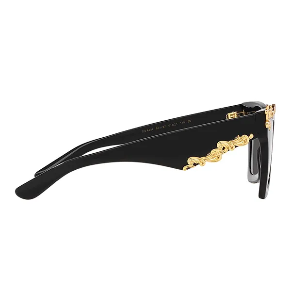 Kính Mát Nữ Dolce & Gabbana D&G Sunglasses DG4434 501/8751 Màu Xám/Đen - Kính mắt - Vua Hàng Hiệu