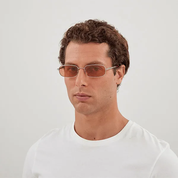 Kính Mát Nữ Gucci Lettering Sunglasses GG1457S 004 Màu Đỏ Bạc