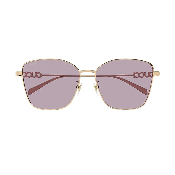 Kính Mát Nữ Gucci Rose Gold Butterfly Sunglasses GG1805SA 003 Màu Tím Vàng Hồng