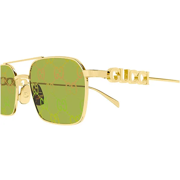 Kính Mát Nữ Gucci Sunglasses GG1804S 002 Màu Vàng - Xanh