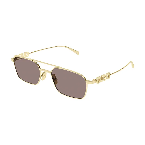 Kính Mát Nữ Gucci Sunglasses GG1804S 003 Màu Vàng Gold Nâu