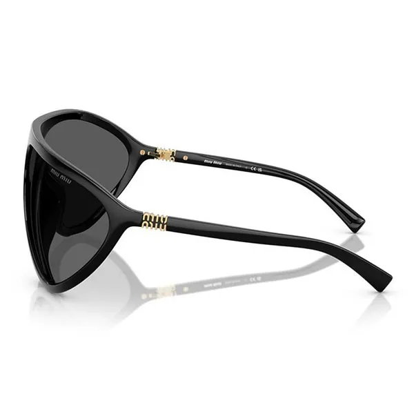 Kính Mát Nữ Miu Miu Black Sunglasses 0MU A01S Màu Đen - Kính mắt - Vua Hàng Hiệu
