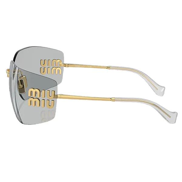 Kính Mát Nữ Miu Miu Sunglasses MU 54YS Màu Vàng Xám