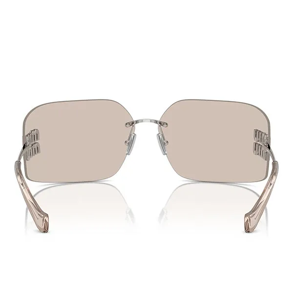Kính Mát Nữ Miu Miu Rimless Runway MU 54YS 1BC10F Màu Nâu Nhạt