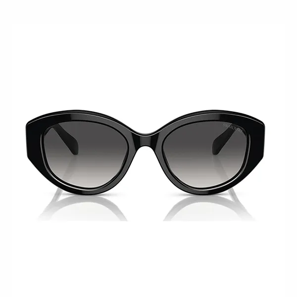Kính Mát Nữ Swarovski Cat Eye Shape SK6005 5679527 Sunglasses Black Màu Đen Xám - Kính mắt - Vua Hàng Hiệu