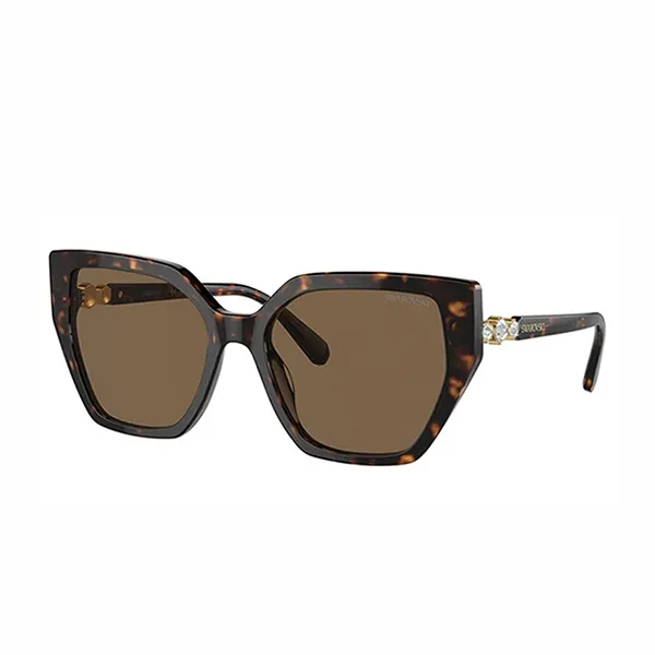Kính Mát Nữ Swarovski SK6016 100273 Dark Sunglasses Màu Nâu Havana - Kính mắt - Vua Hàng Hiệu