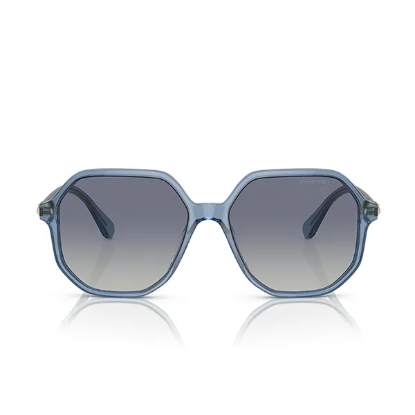 Kính Mát Nữ Swarovski SK6003 10354L Sunglasses Blue Màu Xanh Xám