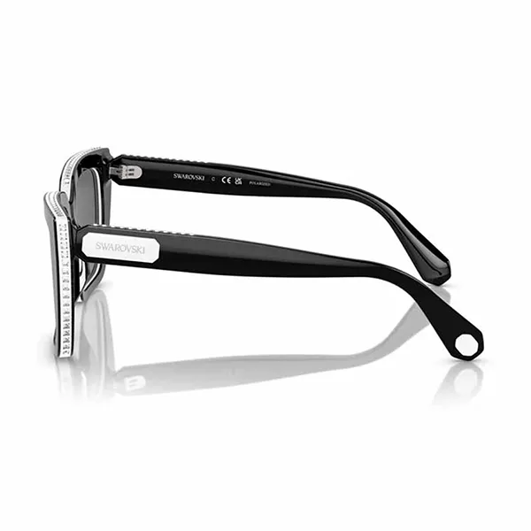 Kính Mát Nữ Swarovski SK6013 101581 Sunglasses Màu Đen Xám - Kính mắt - Vua Hàng Hiệu