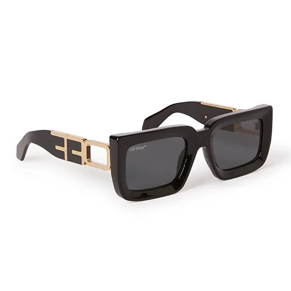 Kính Mát Off-White Boston OERI073S23PLA001 0807 Black Màu Xám/Đen - Kính mắt - Vua Hàng Hiệu