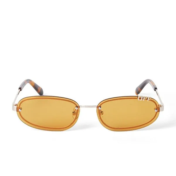 Kính Mát Off-White Miami OERI13MF24MET0017662 Gold Camel Màu Vàng Nâu - Kính mắt - Vua Hàng Hiệu