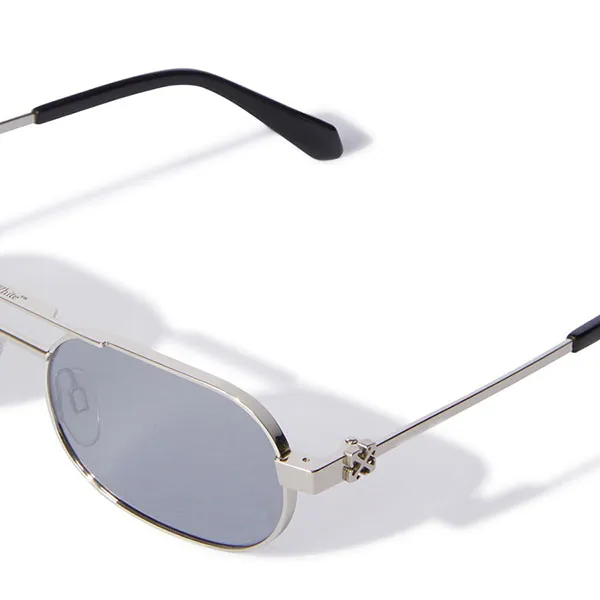 Kính Mát Off-White Vaiden OERI123S24MET0017272 Silver Màu Xám Bạc - Kính mắt - Vua Hàng Hiệu