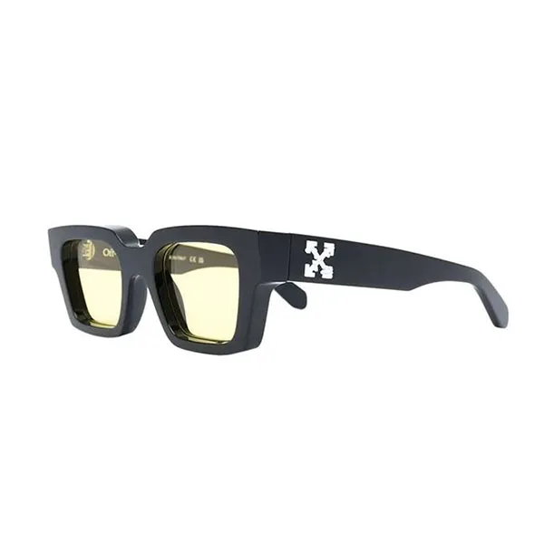 Kính Mát Off-White Virgil Yellow OERI008C99PLA0021018 Black Màu Đen Vàng - Kính mắt - Vua Hàng Hiệu