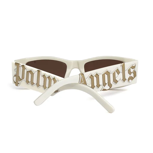 Kính Mát Palm Angels Sunglasses PERI001 0160 Màu Nâu/Trắng - Kính mắt - Vua Hàng Hiệu