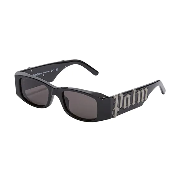 Kính Mát Palm Angels Sunglasses PERI007 11007 Màu Xám/Đen - Kính mắt - Vua Hàng Hiệu