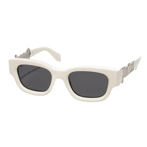 Kính Mát Palm Angels Sunglasses Posey White Dark Grey PERI042 0107 Màu Xám/Trắng - Kính mắt - Vua Hàng Hiệu