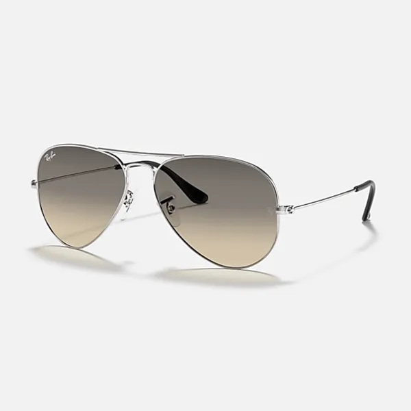 Kính Mát Rayban Aviator Gradient Grey Lenses Sunglasses RB3025 003/32 Màu Xám Bạc - Kính mắt - Vua Hàng Hiệu