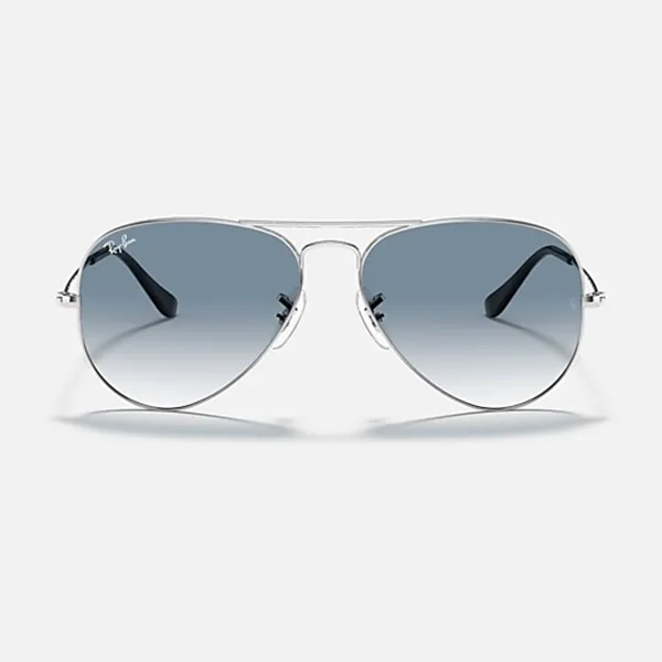 Kính Mát Rayban Aviator Gradient Light Blue Lenses Sunglasses RB3025 003/3F Màu Bạc Xanh Size 55 - Kính mắt - Vua Hàng Hiệu