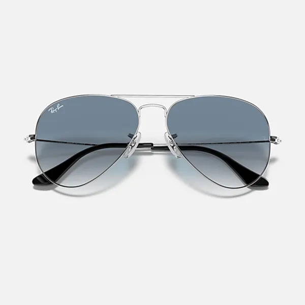 Kính Mát Rayban Aviator Gradient Light Blue Lenses Sunglasses RB3025 003/3F Màu Bạc Xanh Size 55 - Kính mắt - Vua Hàng Hiệu