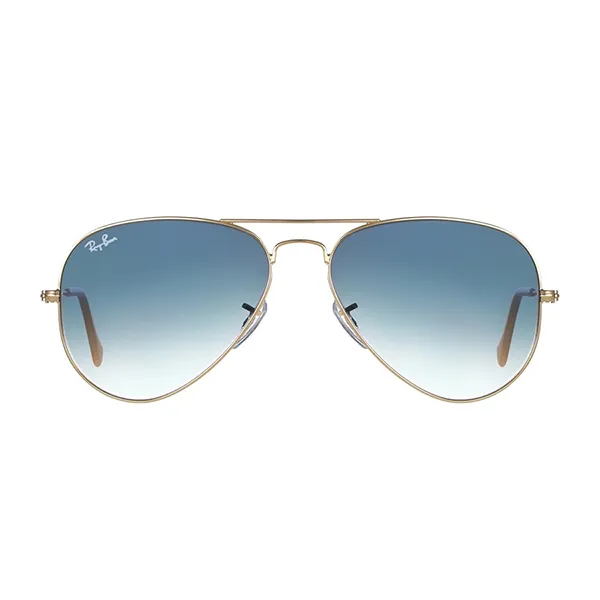 Kính Mát Rayban Aviator Gradient Sunglasses RB3025 001/3F 55 Màu Xanh Blue/Vàng