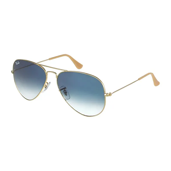 Kính Mát Rayban Aviator Gradient Sunglasses RB3025 001/3F 55 Màu Xanh Blue/Vàng