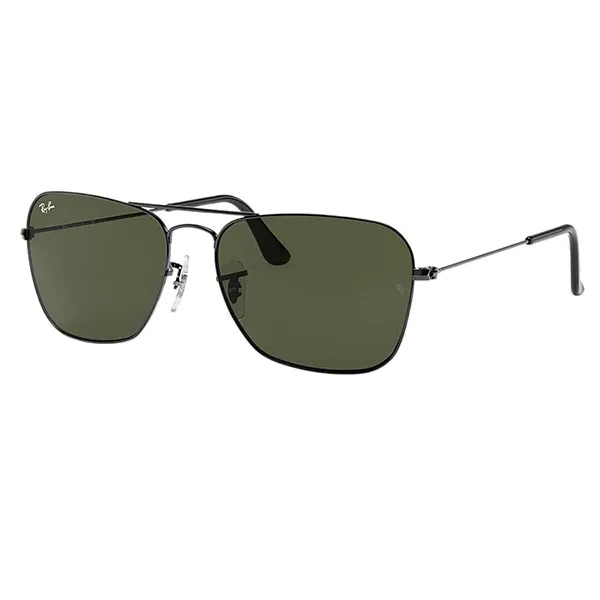 Kính Mát Rayban Caravan RB3136 004 Sunglasses Màu Xanh Green Size 55 - Kính mắt - Vua Hàng Hiệu